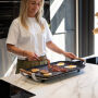 BOSKA Electric Grillplaat Pro (EU Type F), zwart