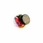 Micro glazen potje 50 ml, gevuld met snoep