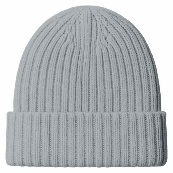 Gebreide muts, 15% Merino wol - Grijs Gebreide muts, 15% Merino wol - Grijs