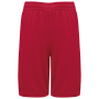 Basketbalshort voor kinderen Sporty Red 12/14 jaar