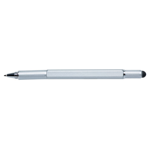 5-in-1 aluminium toolpen, grijs 5-in-1 aluminium toolpen, grijs