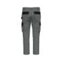 Tweekleurige heren werkbroek Silver/Black 64 NL (58 FR)