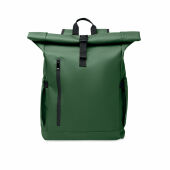 BANGKOK ROLL - Rolltop laptop rugzak 600D     MO2643 - Donker Marinegroen