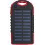 ABS solar powerbank Aurora rood