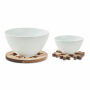 SCAGLIA - Acacia houten pothouders set - Hout