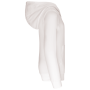 Kinder Sweater met gecontrasteerde capuchon White / Fine Grey 12/14 jaar Kinder Sweater met gecontrasteerde capuchon White / Fine Grey 12/14 jaar