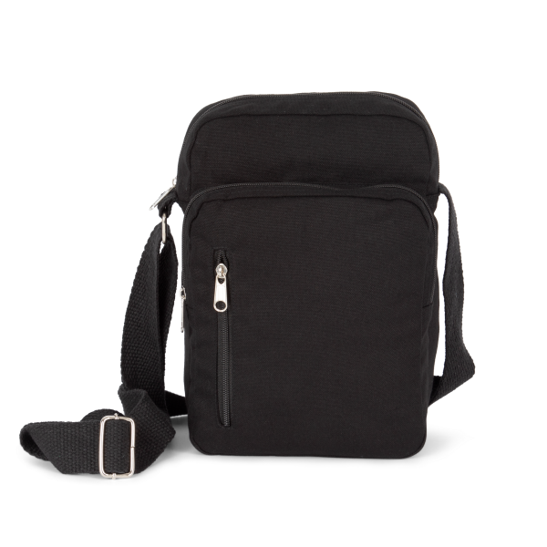 Katoenen handtas met schouderriem