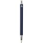Spectrum balpen van gerecycled aluminium (blauwe inkt) - Marineblauw