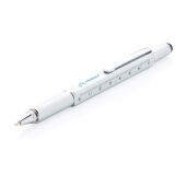 5-in-1 aluminium toolpen, grijs