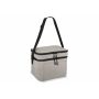600D gerecycled PET koeltas met twee vakken 30 x 20 x 25 cm 12 L - Grijs 600D gerecycled PET koeltas met twee vakken 30 x 20 x 25 cm 12 L - Grijs