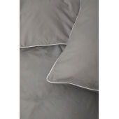VINGA Marston OCS biologisch katoenen beddengoedset, 4 stuks, grijs