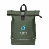 Lennon GRS Roll-Top Bicycle Backpack fietstas - donkergroen