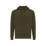 IQONIQ Rila lichtgewicht gerecycled katoen hoodie, khaki (XXS)