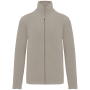 Microfleece met rits heren Beige 5XL