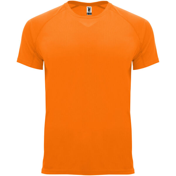 Bahrain short sleeve kids sports t-shirt - Fluor Orange - 12