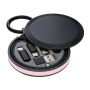 6 in 1 laadkabel REEVES-myCONVERTICS - lichtmagenta, roze, zwart