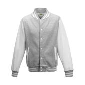 heather grey / white