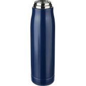 Gerecyclede roestvrijstalen dubbelwandige drinkfles (500 ml) Solene zwart Gerecyclede roestvrijstalen dubbelwandige drinkfles (500 ml) Solene zwart