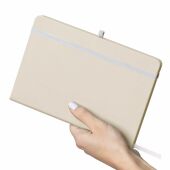 Gerecycled notitieboekje A5 Bloom - wit