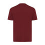 Iqoniq Sierra lichtgewicht gerecycled katoen t-shirt, bordeauxrood (XL)