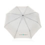 Kaycey 21" AWARE™ RPET Acaciahouten mini auto open paraplu, beige