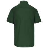 Overhemd in onderhoudsvriendelijk polykatoen-popeline korte mouwen heren Forest Green XS Overhemd in onderhoudsvriendelijk polykatoen-popeline korte mouwen heren Forest Green XS