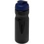 H2O Active® Base 650 ml sportfles met flipcapdeksel - Zwart/Blauw