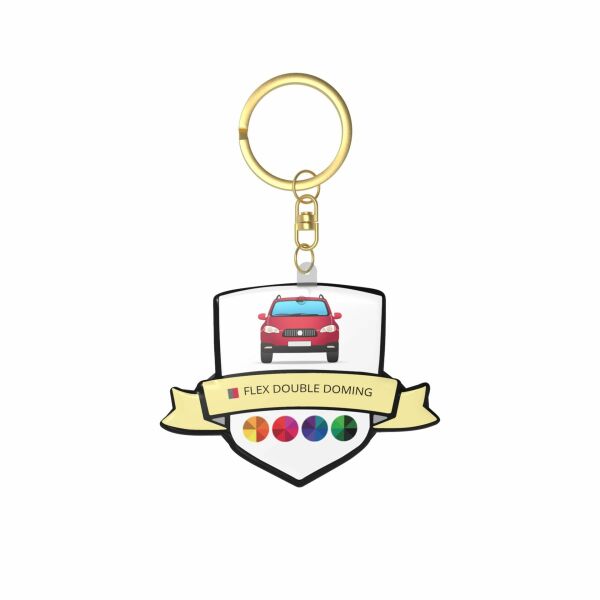 Key Ring Flex < 10 cm², Sleutelhanger Goud
