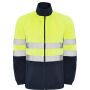 Altair Fleece Jacket navy blue/fluor yellow S