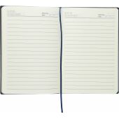 Gerecycled PU-notitieboek (A5) Elian zwart