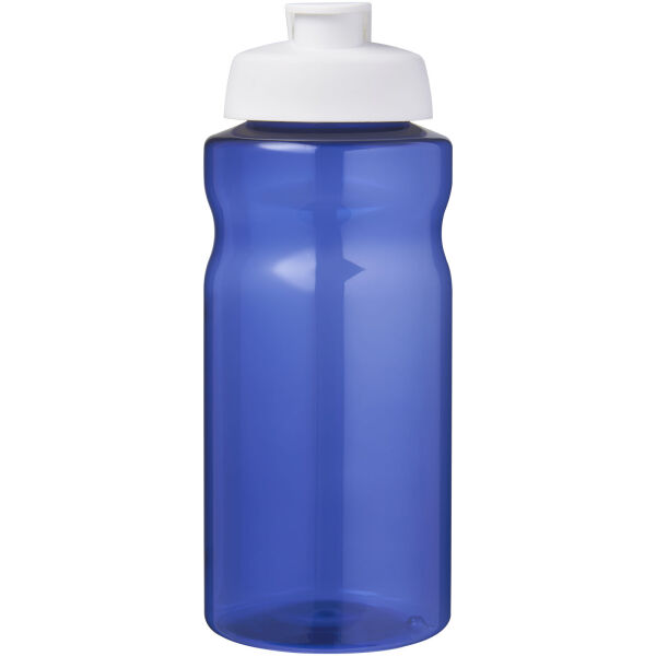 H2O Active® Eco Big Base 1 l drinkfles met klapdeksel - Blauw/Wit