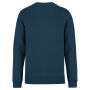 Ecologische uniseks sweater met ronde hals Peacock Blue XS