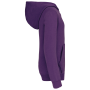 Kinder Sweater met gecontrasteerde capuchon Purple / Oxford Grey 12/14 jaar Kinder Sweater met gecontrasteerde capuchon Purple / Oxford Grey 12/14 jaar