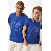 IQONIQ Tikal gerecycled polyester sneldrogend sport t-shirt, royal blue (XXS)