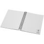 Desk-Mate® A6 recycled colour spiral notebook - Ivory white