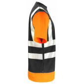 T-shirt Hi-Vis  Black/Orange 3XL