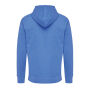 IQONIQ Abisko gerecycled katoen hoodie met rits, heather blue (XXS)