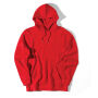 Iqoniq Jasper gerecycled katoen hoodie, rood (XL)