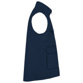 Gewatteerde uniseks bodywarmer van polykatoen multizakken Navy L