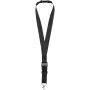 Yogi lanyard met afneembare gesp en veiligheidssluiting - Zwart Yogi lanyard met afneembare gesp en veiligheidssluiting - Zwart