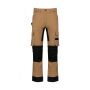 Gerecycleerde performance heren werkbroek Camel/Black 44 NL (38 FR)