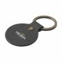 Recycled Leather Keyring Round sleutelhanger