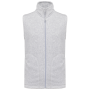 Bodywarmer van microfleece heren Ash Heather 4XL
