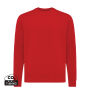 IQONIQ Etosha lichtgewicht gerecycled katoen sweater, rood (XS)