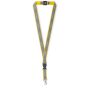 Afneembare polyester keycord met reflecterende overlay