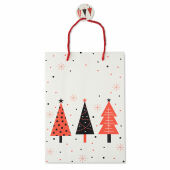 BOSSA LARGE - Papieren geschenkzakje (L) - Wit