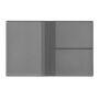 CreativDesign® ID-kaarthouder "Euro" velor folie grijs