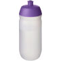 HydroFlex™ Clear knijpfles van 500 ml - Paars/Frosted transparant