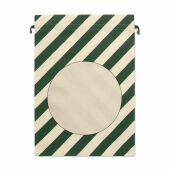 LAUKKU - Grote katoenen tas kerstmotief - Groen LAUKKU - Grote katoenen tas kerstmotief - Groen