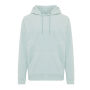 Iqoniq Trivor gerecycled polyester fleece hoodie, iceberg green (M)